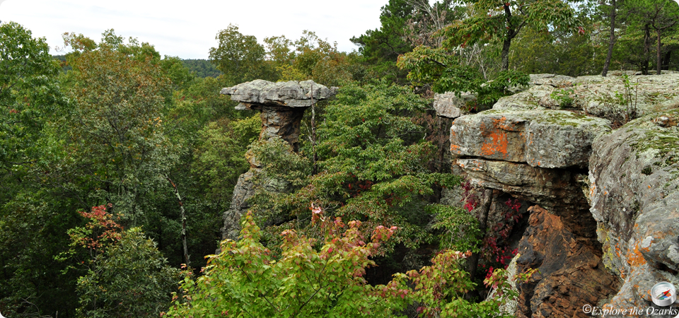 Pedestal Rocks Scenic Area of Arkansas