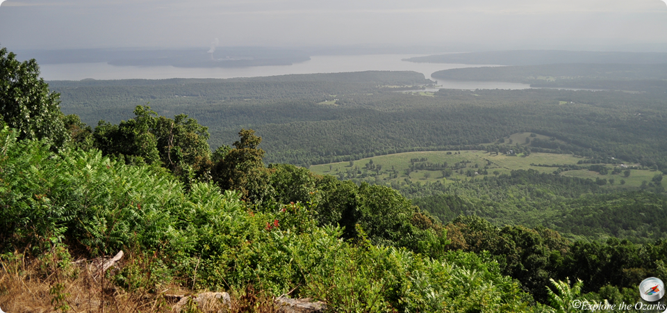 The view from atop Mt Nebo