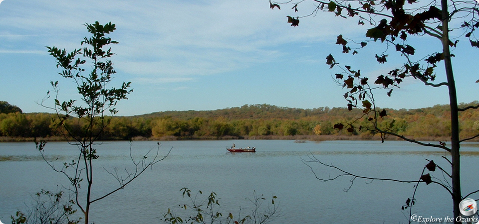 Fishing on Lake Wappapello