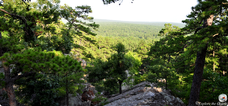 The view from Robbers Cave