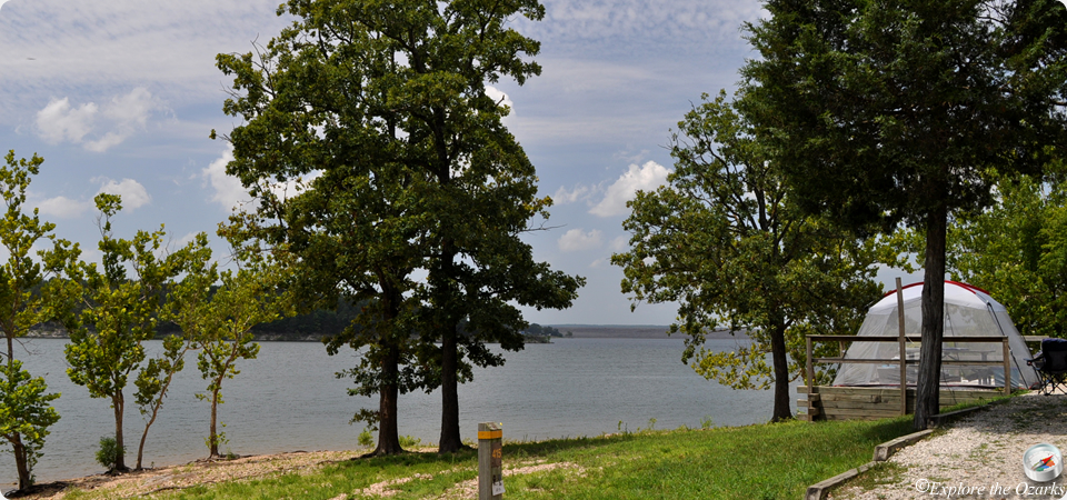 Camping on Pomme de Terre Lake