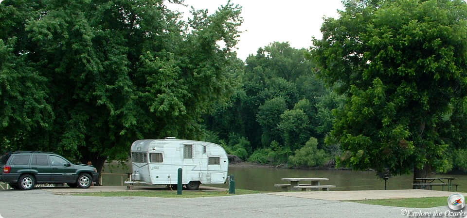 Camping on Grand Lake at Twin Bridges